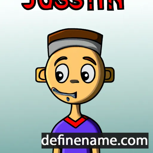 Justinu cartoon