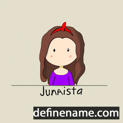 Jusztínia cartoon