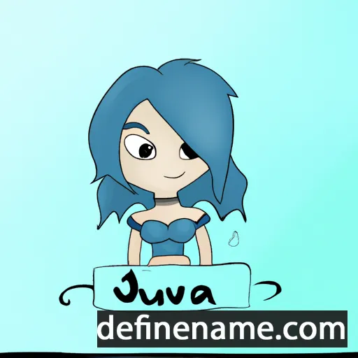 Juvia cartoon