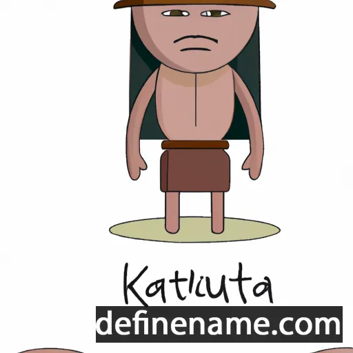 K'ajutaĸ cartoon