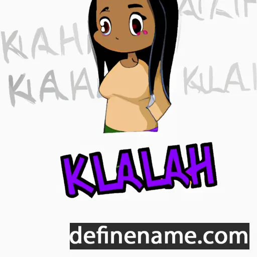 Kahli cartoon