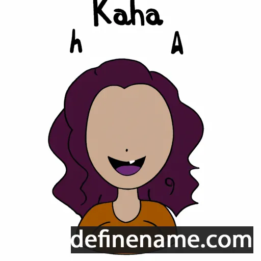 Kahlia cartoon