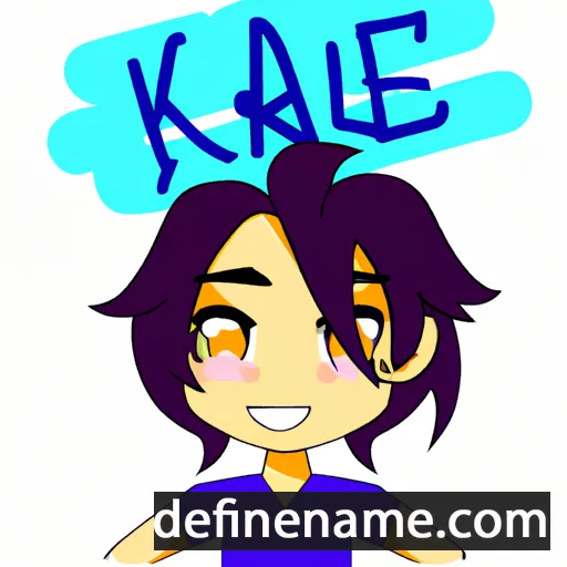 cartoon of the name Kai