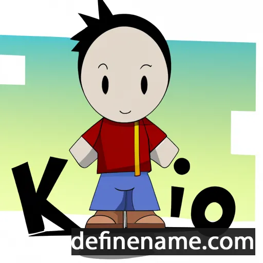 cartoon of the name Kaiki