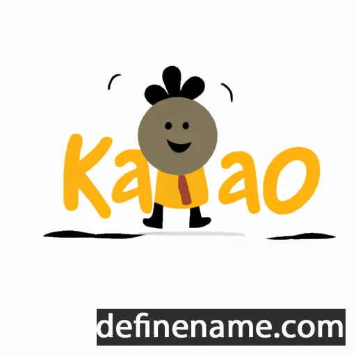 cartoon of the name Kajo