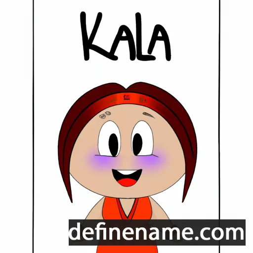 cartoon of the name Kala