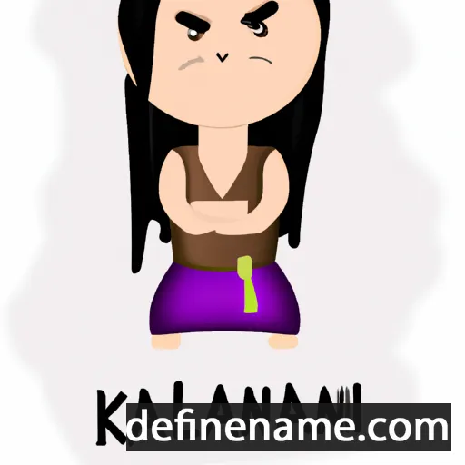 Kaliani cartoon