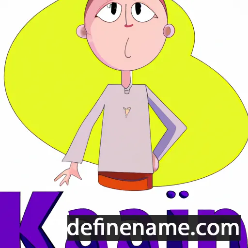 cartoon of the name Kalin