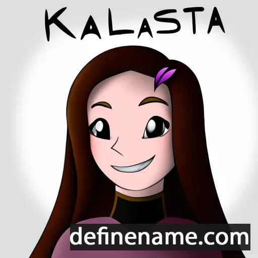 Kalista cartoon