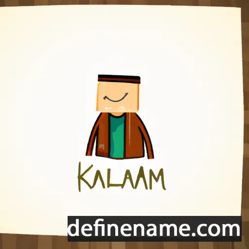 cartoon of the name Kalman