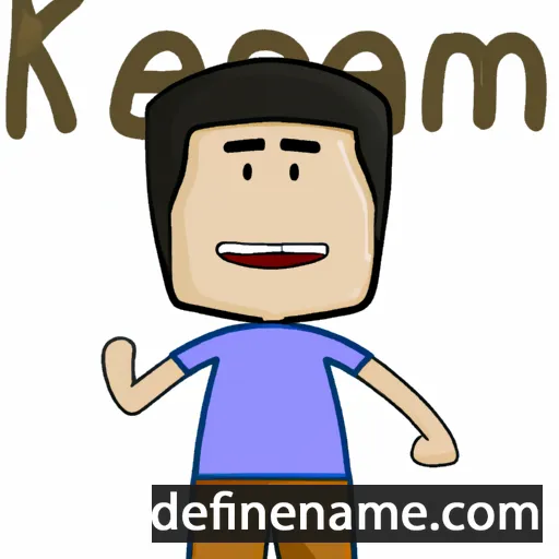 cartoon of the name Kam