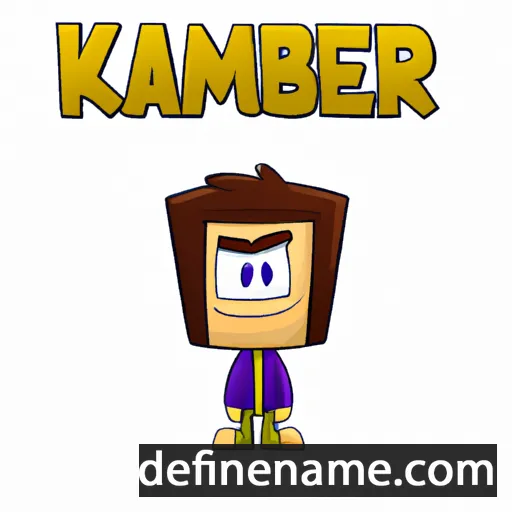 cartoon of the name Kamber