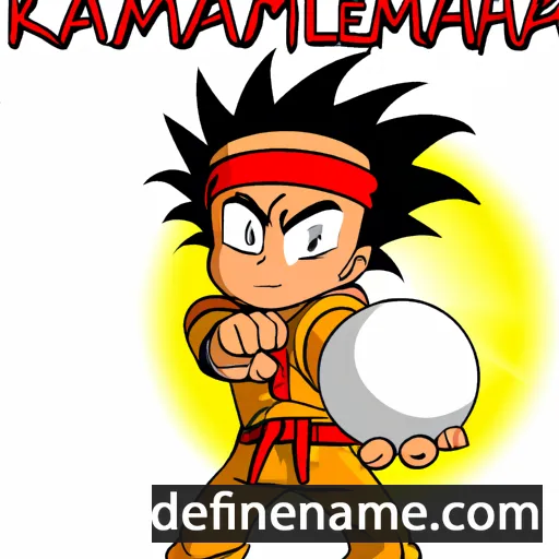 Kamehameha cartoon