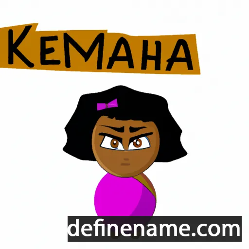 cartoon of the name Kamena