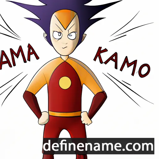 cartoon of the name Kamina