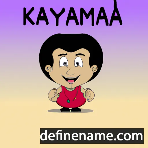 Kamya cartoon