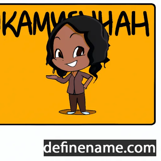 Kamyiah cartoon