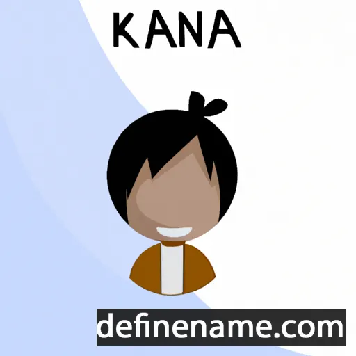 cartoon of the name Kanaka