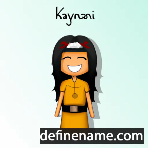 Kanlayani cartoon