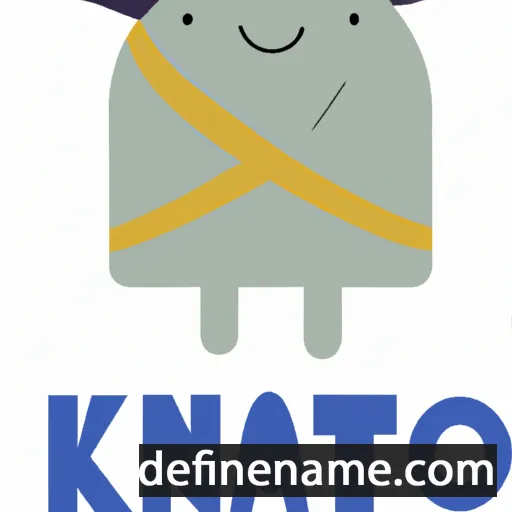 cartoon of the name Kanto