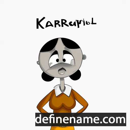 Karalaini cartoon