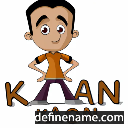 cartoon of the name Karan