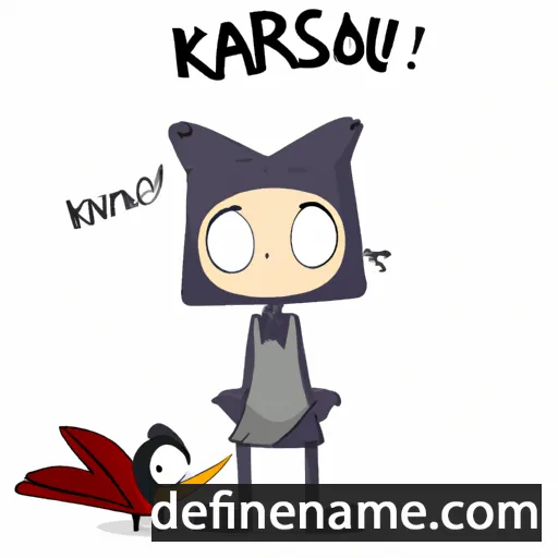 cartoon of the name Karasu