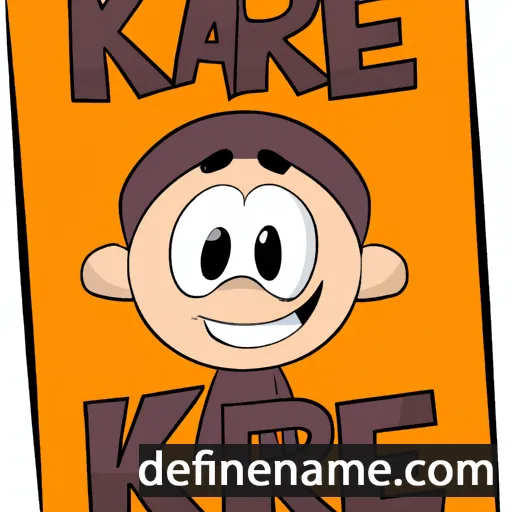 cartoon of the name Kare