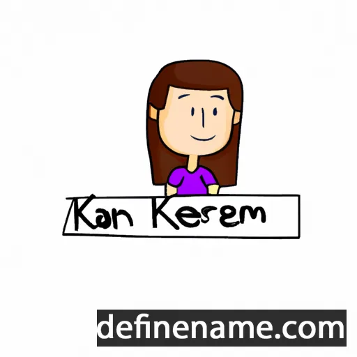 cartoon of the name Karen