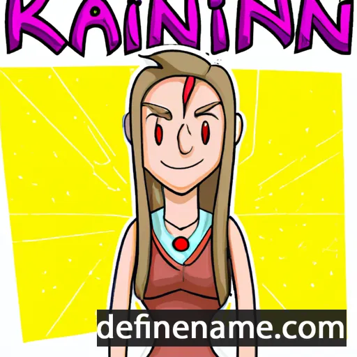 cartoon of the name Karin