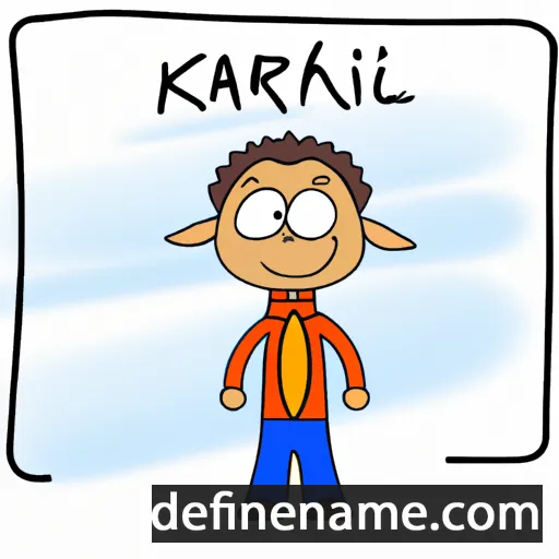 Karlik cartoon