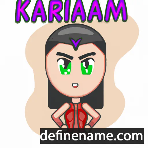 Karmyn cartoon