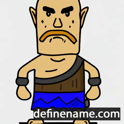 cartoon of the name Karn