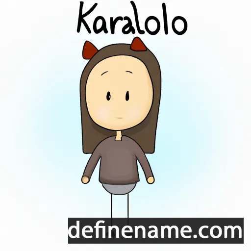 Karólín cartoon