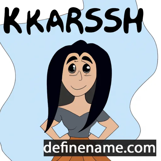 Karsha cartoon