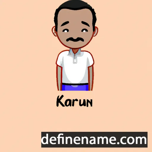 Karunakaran cartoon