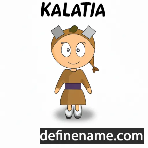 Katalėja cartoon