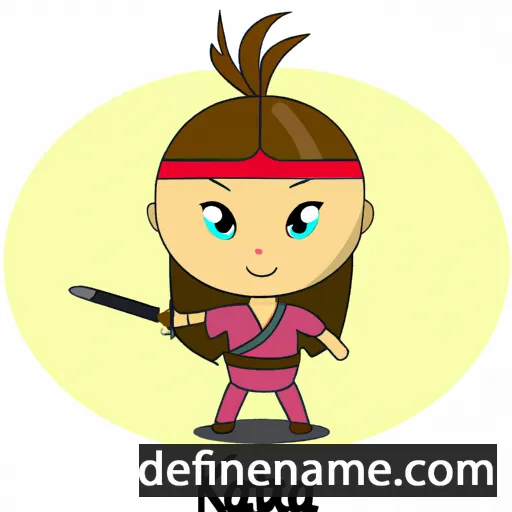 cartoon of the name Katana