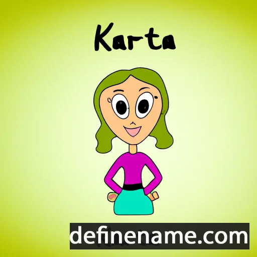 Katarzëna cartoon