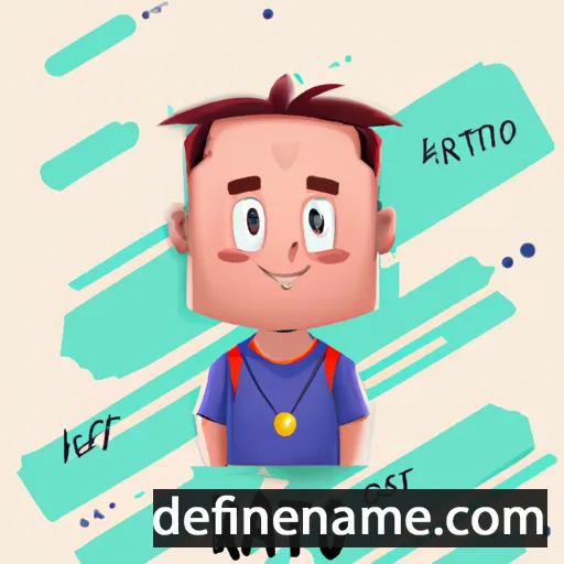 cartoon of the name Kato