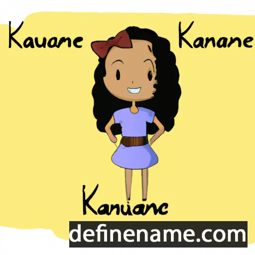 Kauane cartoon