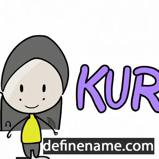 cartoon of the name Kaur