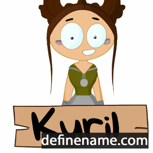 cartoon of the name Kauri