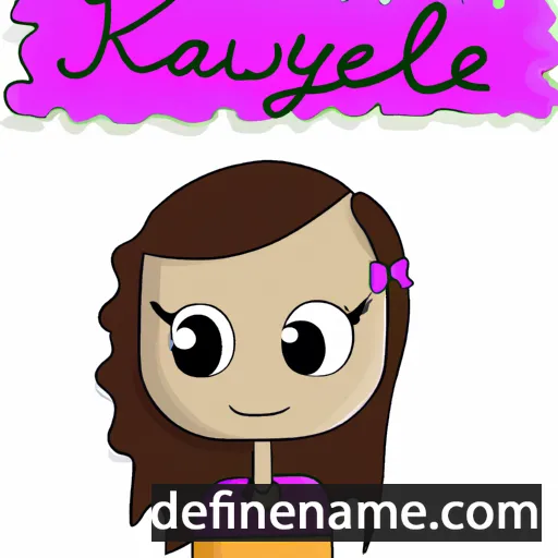 Kayelene cartoon