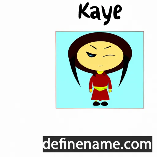 Kayki cartoon