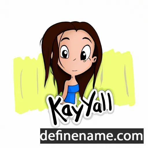 Kaylli cartoon