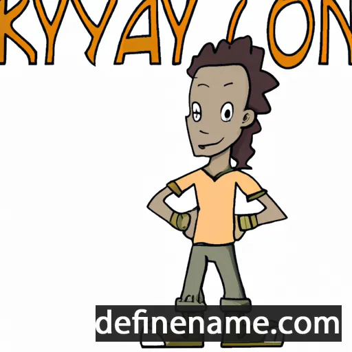 Kayron cartoon