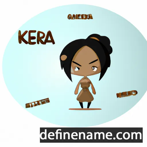 Keaira cartoon