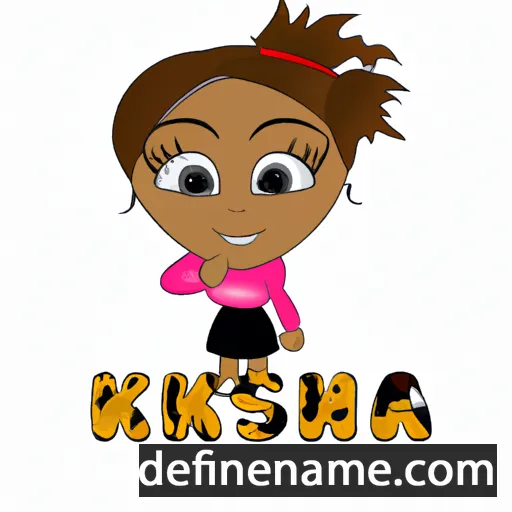 Keasha cartoon