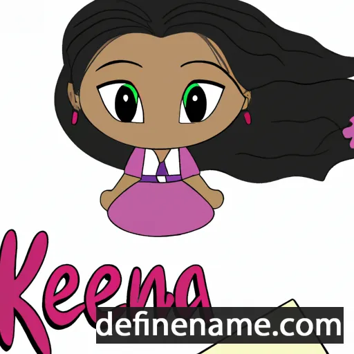 Keiana cartoon